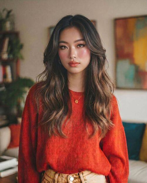 Calm AI portrait after edit