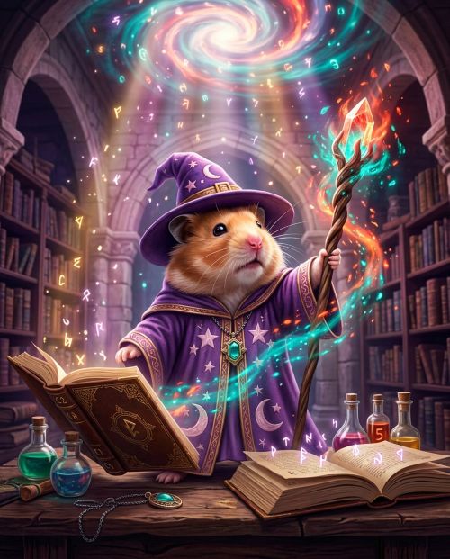 Soft cinematic AI pet artwork